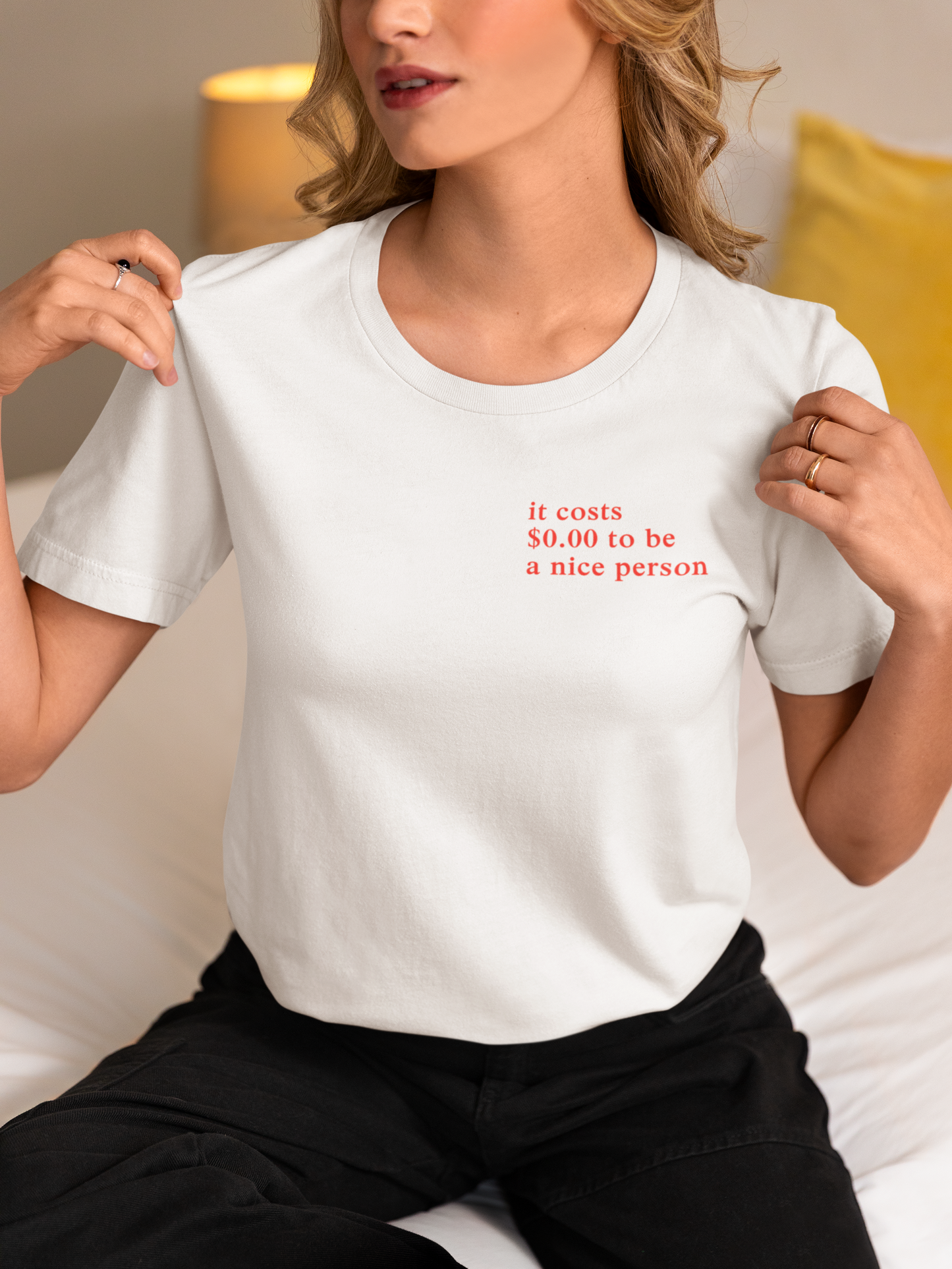 It Costs $0 To Be A Kind Person T-Shirt